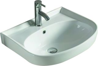 Подвесная раковина Art&Max 56см белый AM-78364